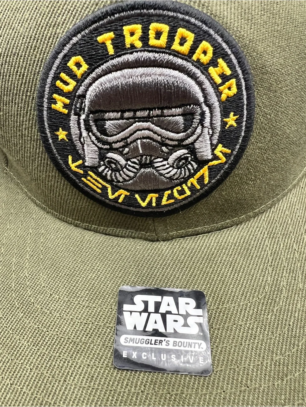 Star Wars FUNKO POP Olive Green Hat with Yellow Embroidered Mud Trooper Patch